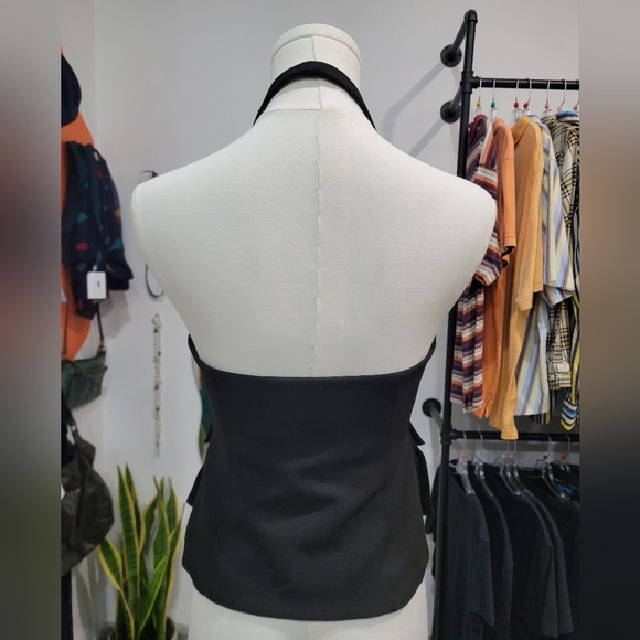 Zara Elegant Black Top - Picture 4 of 8